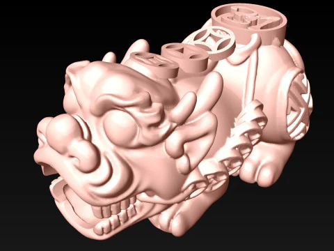 Pixiu Face Bracelet - Unicorn Bracelet - N816238 3D Print Model