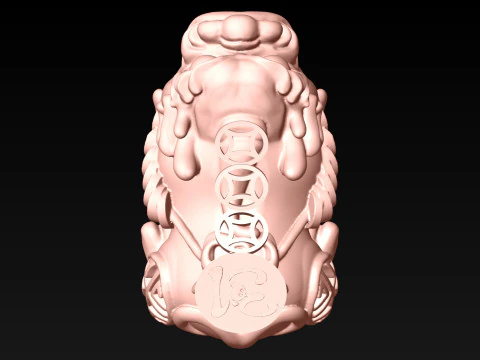Pixiu Face Bracelet - Unicorn Bracelet - N816238 3D Print Model