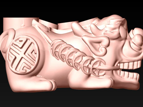 Pixiu Face Bracelet - Unicorn Bracelet - N816238 3D Print Model