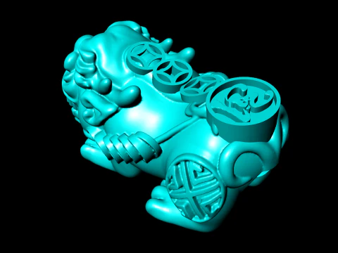 Pixiu Face Bracelet - Unicorn Bracelet - N816238 3D Print Model