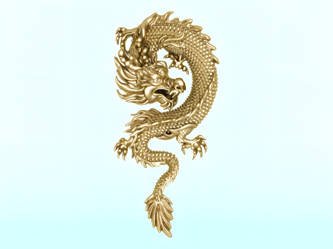 Dragon pendant - Dragon jewelry - Dragon for ring - N637 Modelo de impresión 3D