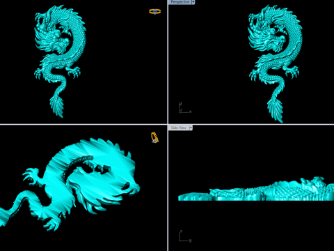 Dragon pendant - Dragon jewelry - Dragon for ring - N637 Modelo de impresión 3D