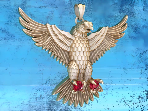 Eagle Pendant - 60 mm - N823121 3D Print Model