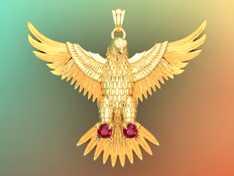 Eagle Pendant - 60 mm - N823121 Modello di stampa 3D