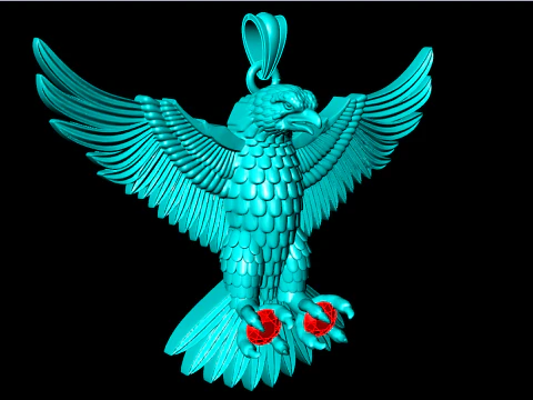 Eagle Pendant - 60 mm - N823121 3D Print Model