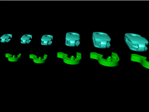 Bracelet Lock - N2538 3D Print Model