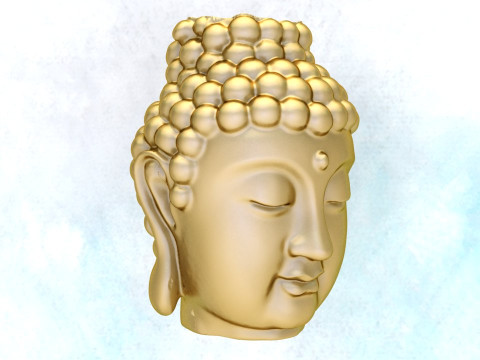 Buddha pendant - Buddha head - N827121 3D Druckmodell