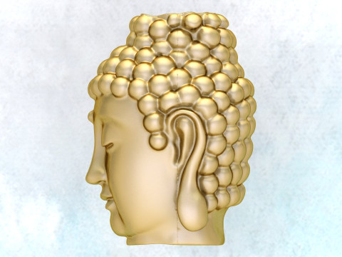 Buddha pendant - Buddha head - N827121 3D Druckmodell