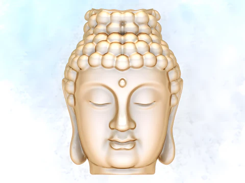 Buddha pendant - Buddha head - N827121 3D Print Model