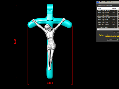God jesus Pendant - cross Pendant - N827256 3D Print Model