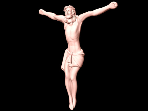 God Jesus Pendant - N827343 3D Print Model