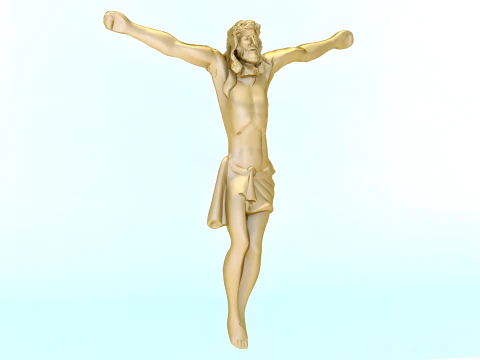God Jesus Pendant - N827343 3D Print Model