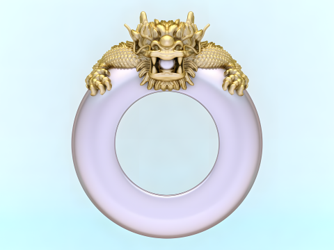Dragon ring - Ivory ring - Ivory Elephants ring - N828128 3D Принт Модель