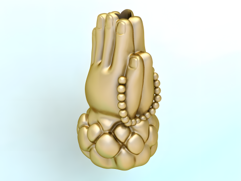 Buddha hand pendant - Buddha hand bracelet - N828408 3Dプリントモデル