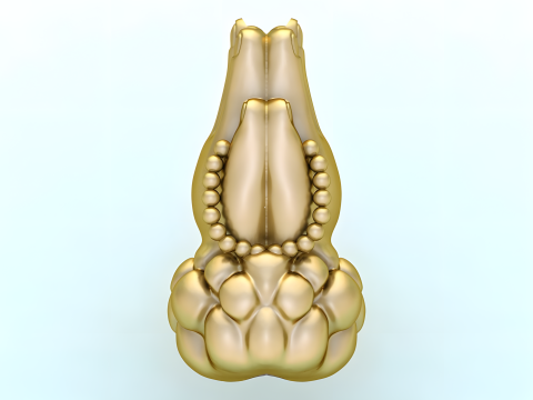 Buddha hand pendant - Buddha hand bracelet - N828408 Modèles 3D en vedette