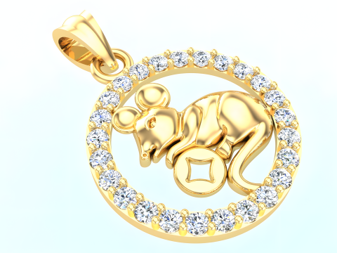 Zawieszka Myszka Miki - Zawieszka Myszka - N929 Model do druku 3D