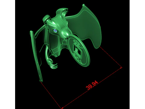 Bat Jewelry - Bat Pendant - N830855 3D Print Model