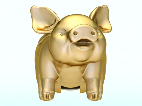 Pig Jewelry - Pig Pendant - N831941 Model Cetak 3D