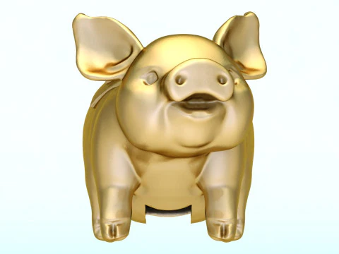 Pig Jewelry - Pig Pendant - N831941 3D Print Model