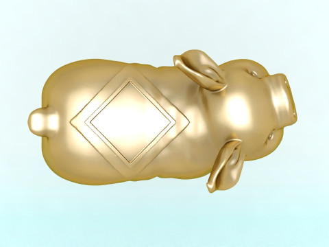 Pig Jewelry - Pig Pendant - N831941 Model Cetak 3D