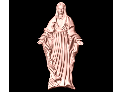 Ciondolo della Beata Madre Maria - N815412 Modello di stampa 3D