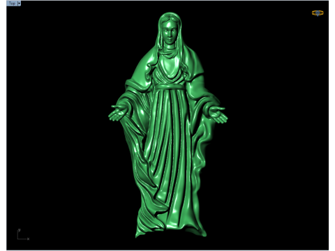 Blessed Mother Maria pendant - N815412 3D Print Model