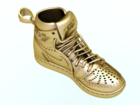 Shoes pendant 3D 打印模型