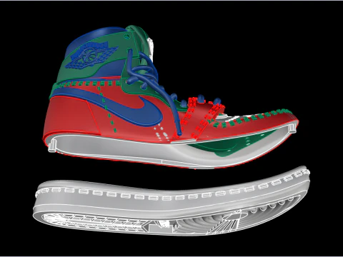 Shoes pendant 3D Print Model