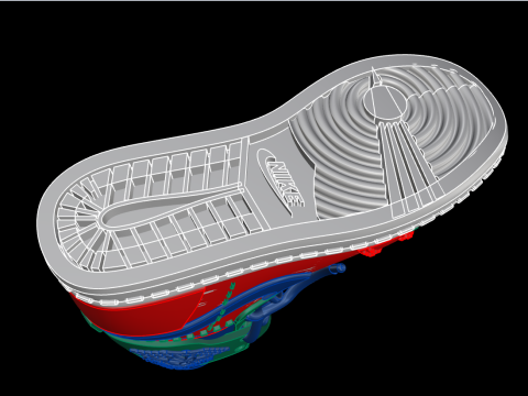 Shoes pendant 3D 打印模型