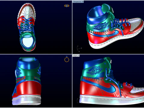 Shoes pendant 3D Print Model