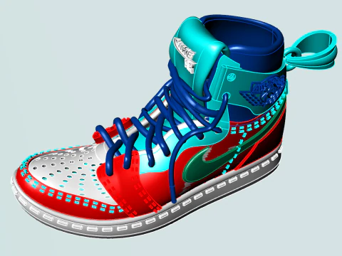 Shoes pendant 3D Print Model