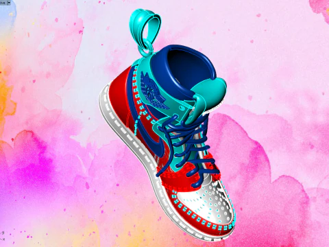 Shoes pendant 3D Print Model