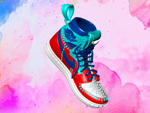 Shoes pendant 3D 打印模型