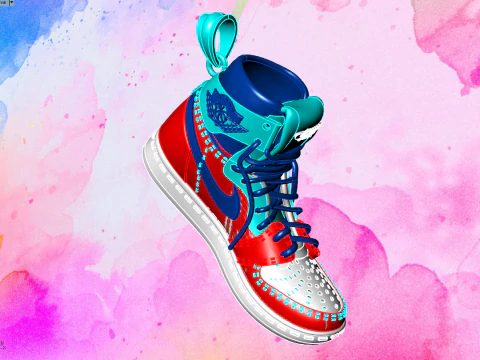 Shoes pendant 3D Print Model