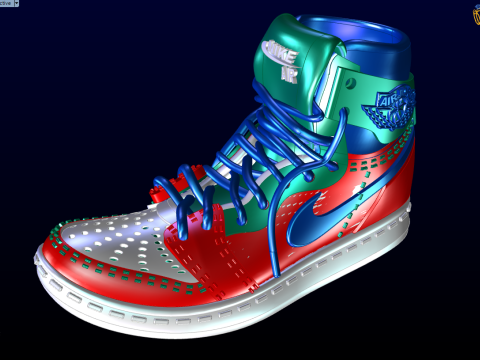 Shoes pendant 3D 打印模型