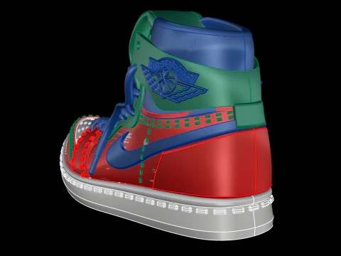 Shoes pendant 3D Print Model