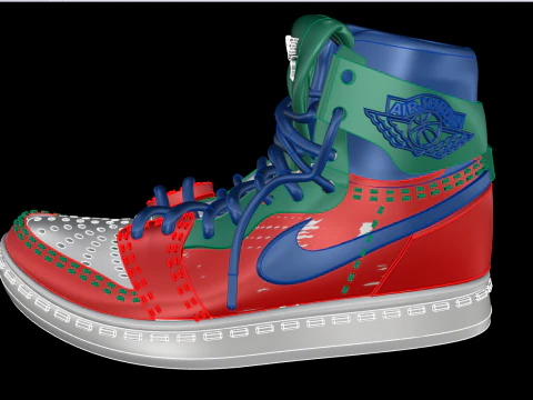 Shoes pendant 3D Print Model