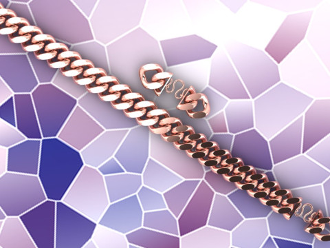 Cuban Link Bracelet for Men Hip Hop Jewelry -Stylish Mens Bracelet - 15mm 3D Print Model