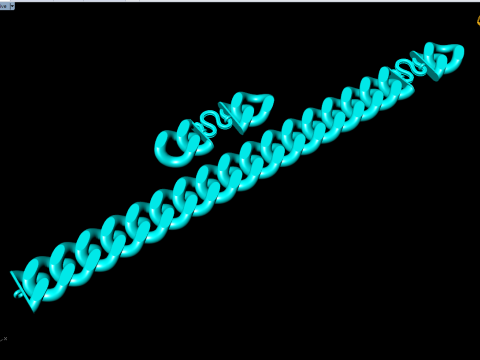 Cuban Bracelet - Cuban Link Bracelet - Hip Hop Jewelry - 20mm 3D Print Model