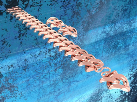 Cuban Bracelet - Cuban Link Bracelet - Hip Hop Jewelry - 20mm 3D Print Model
