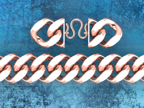Cuban Bracelet - Cuban Link Bracelet - Hip Hop Jewelry - 20mm 3D Print Model
