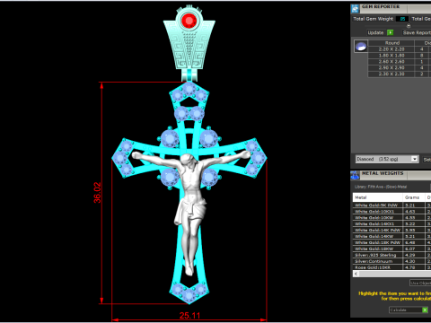 Jesus pendant - Cross Pendant - God Pendant N935430 3D printmodel