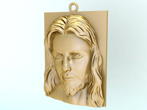 Pendentif Jésus - Pendentif Dieu - N234 Modèles 3D en vedette