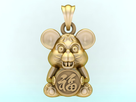 Mickey Mouse Pendant - Mouse Pendant - N935833 Model do druku 3D