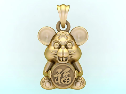 Pingente Mickey Mouse - Pingente Mouse - N935833 Modelo de Impressão 3D