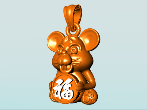 Mickey Mouse Pendant - Mouse Pendant - N935833 3D Print Model