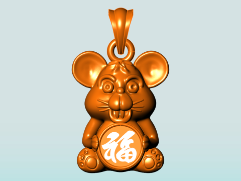 Mickey Mouse Pendant - Mouse Pendant - N935833 3D Print Model