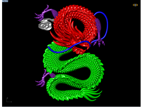 Dragon for jewelry - Dragon for ring - Dragon pendant - N954854 3D Baskı Modeli