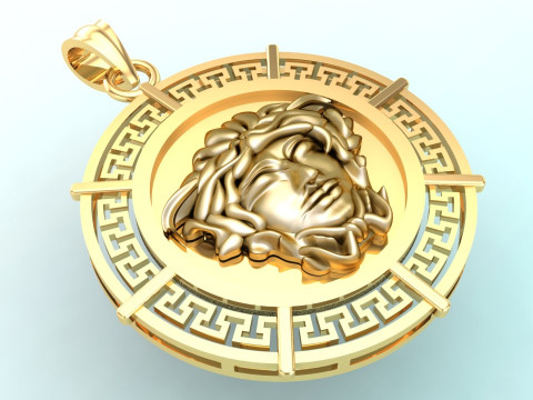 Versace pendant - Medusapendant - N911238 3D 打印模型