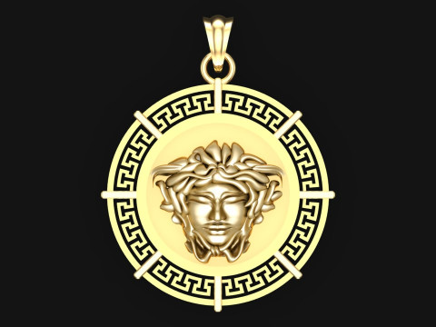 Versace pendant - Medusapendant - N911238 Modello di stampa 3D